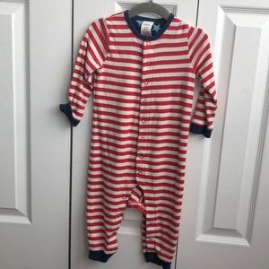 Mini Boden Red White & Blue Sleep All-in-One PJs